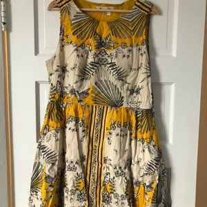 Yumi Yellow and Black Dress